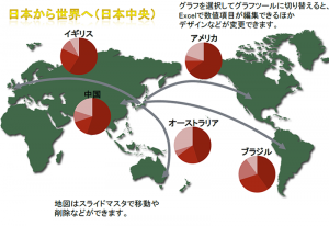 世界地図 使いやすい無料の書式雛形テンプレート