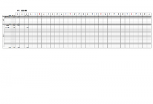 家計簿のテンプレート（Excel・エクセル）
