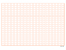 20×20マスの原稿用紙のテンプレート